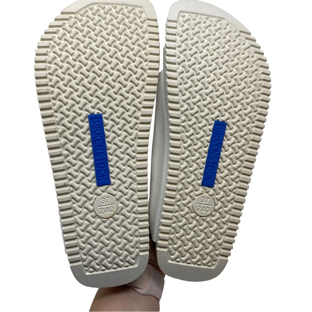 Alpro Birkenstock Women's C 115 Leather Clogs White REGULAR WIDTH - Picture 8 of 10